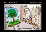 Koizas da Vida 02 – Baixa arborização nos grandes centros – Fabiano Cartunista