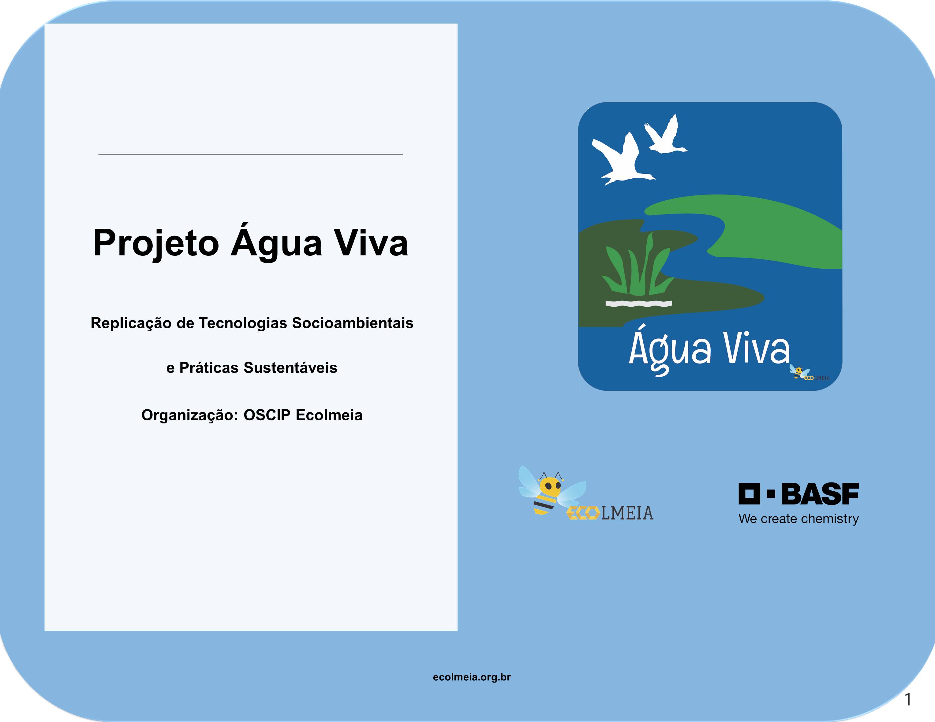 Projeto Água Viva – e-book