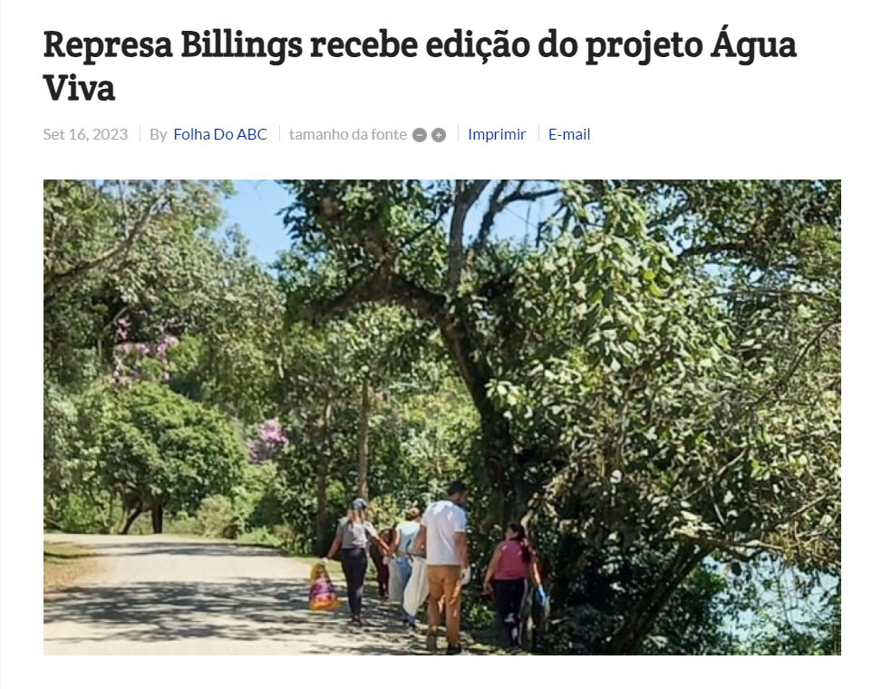 Projeto Água Viva – Clean up Day 2023