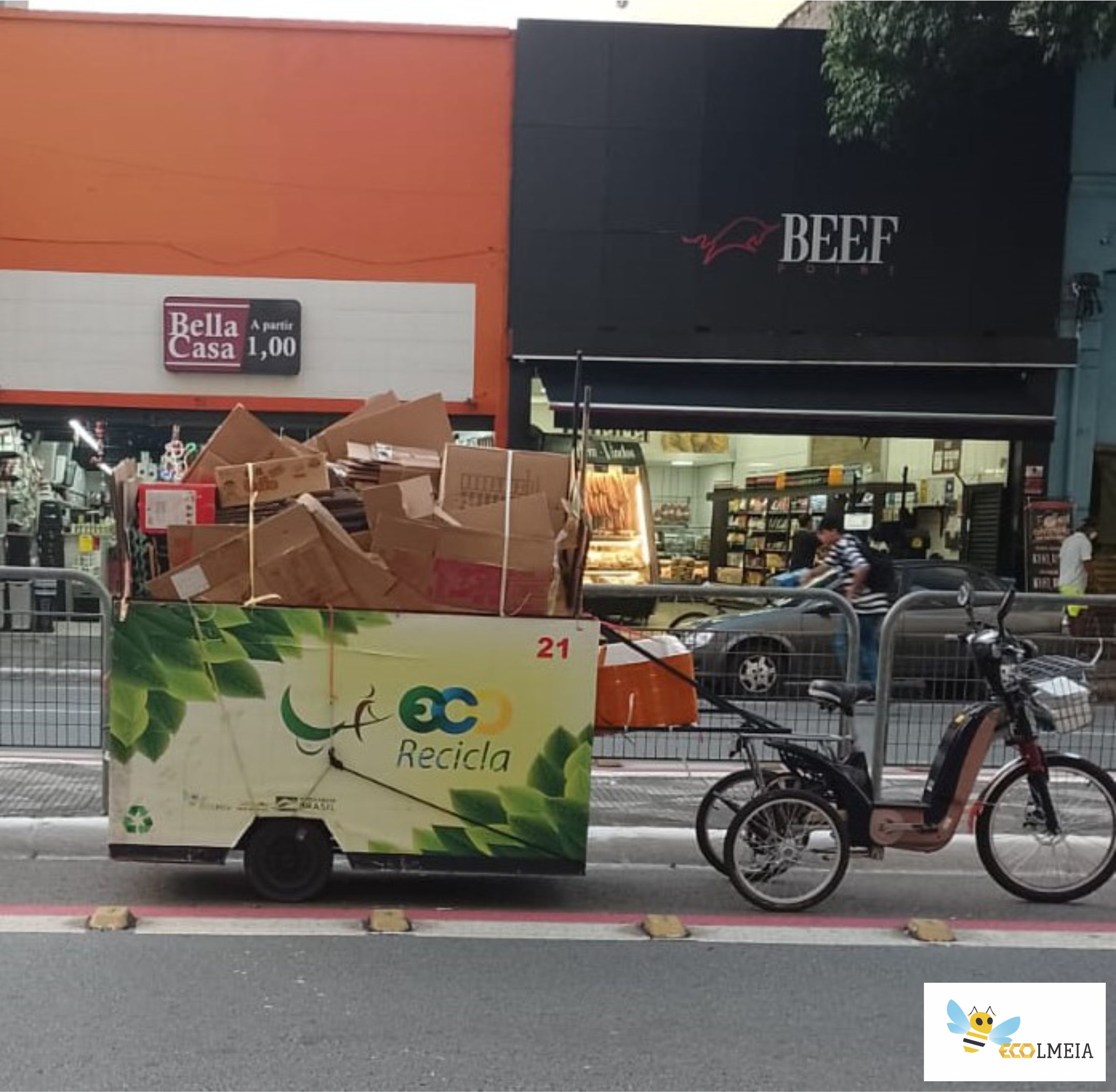 ECO Recicla – Triciclo Elétrico de Coleta Seletiva