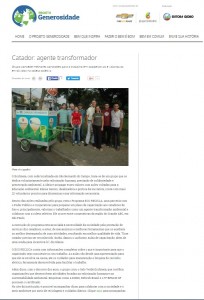 Projeto Generosidade - Editora Globo
